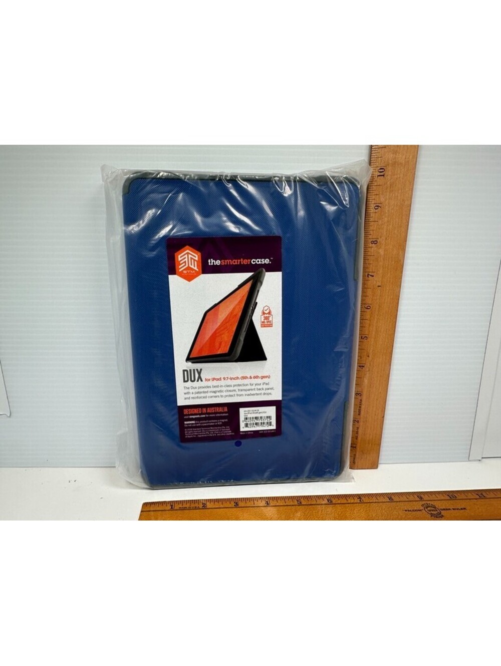 STM Dux rugged case for Apple iPad 5th/6th Gen (9.7 inch) - BLUE- New